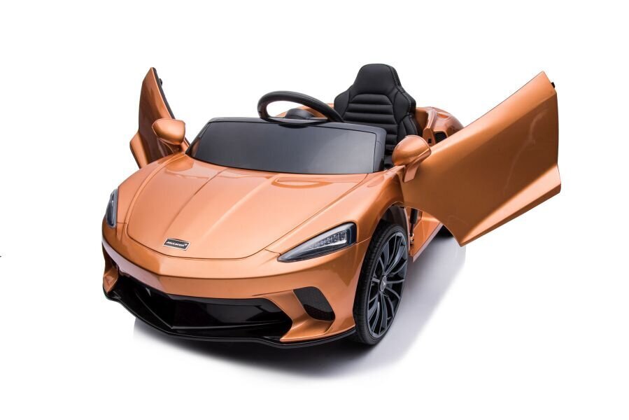 Lasten sähköauto McLaren GT 12V, lakattu kulta hinta ja tiedot | Lasten sähköautot | hobbyhall.fi