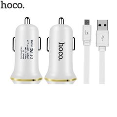 Kroviklis telefonui Hoco Premium Z1 Fast Dual USB 2.1A 2x USB, Micro USB hinta ja tiedot | Puhelimen laturit | hobbyhall.fi