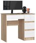 NORE A7 -työpöytä, oikea, väri, valkoinen. hinta ja tiedot | Tietokonepöydät ja työpöydät | hobbyhall.fi