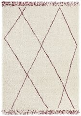 Mint Rugs Allure Roha -matto, kapea, 80 x 150 cm, kerma / punainen hinta ja tiedot | Isot matot | hobbyhall.fi