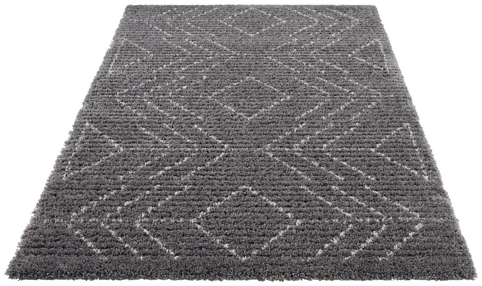 Mint Rugs Retro Toboso -matto, kapea, 80 x 150 cm, tummanharmaa / kerma hinta ja tiedot | Isot matot | hobbyhall.fi
