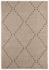 Mint Rugs Retro Basay -matto, 120 x 170 cm, beige / musta hinta ja tiedot | Isot matot | hobbyhall.fi