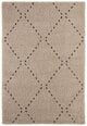 Mint Rugs Retro Basay -matto, 120 x 170 cm, beige / musta