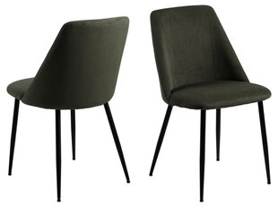 Ruokapöydän tuolit, Ines, 4 kpl, vihreä hinta ja tiedot | Ruokapöydän tuolit | hobbyhall.fi