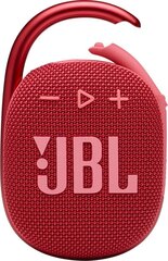 JBL CLIP 4 JBLCLIP4RED hinta ja tiedot | Kaiuttimet | hobbyhall.fi
