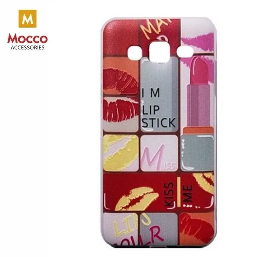 Mocco TPU Case Lip Stick Silicone Case for Apple iPhone 7 Plus / Apple iPhone 8 Plus Design 2 hinta ja tiedot | Puhelimen kuoret ja kotelot | hobbyhall.fi