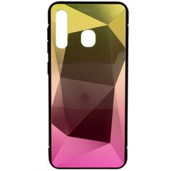 Mocco Stone Ombre Back Case Silicone Case With gradient Color For Samsung A705 Galaxy A70 Yellow - Pink hinta ja tiedot | Puhelimen kuoret ja kotelot | hobbyhall.fi