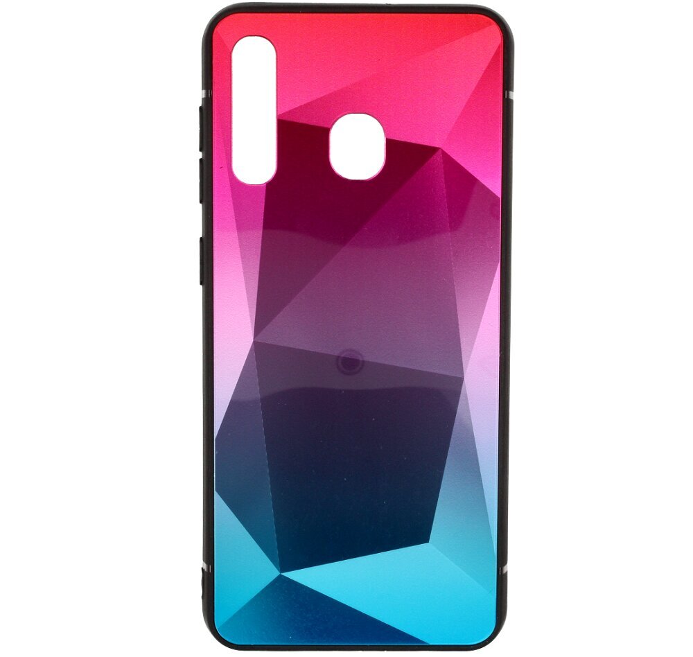Mocco Stone Ombre Back Case Silicone Case With gradient Color For Apple iPhone 7 / 8 Pink - Blue hinta ja tiedot | Puhelimen kuoret ja kotelot | hobbyhall.fi