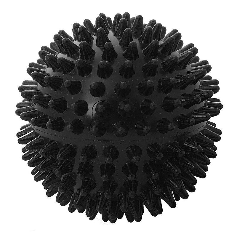 Hierontapallo Springos, 7,5 cm, musta hinta ja tiedot | Hierontatuotteet | hobbyhall.fi
