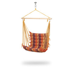 Riippumattotuoli Brasil Style, violetti/oranssi hinta ja tiedot | Riippumatot | hobbyhall.fi