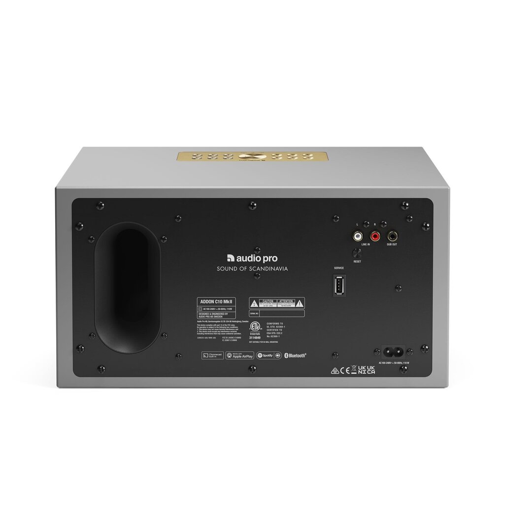 Audio Pro C10 MK 2, harmaa hinta ja tiedot | Kaiuttimet | hobbyhall.fi