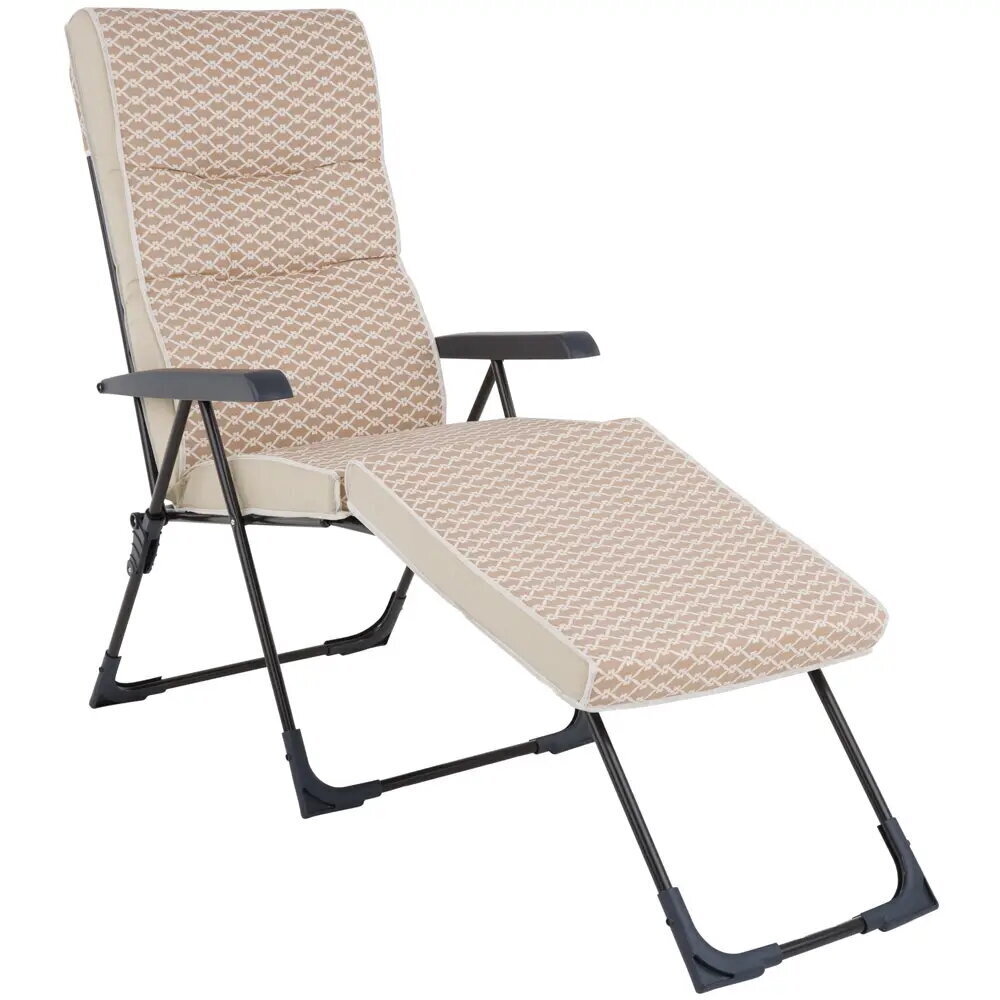 Aurinkotuoli Patio Santander 2w1 L116-05PB, ruskea hinta ja tiedot | Aurinkotuolit | hobbyhall.fi