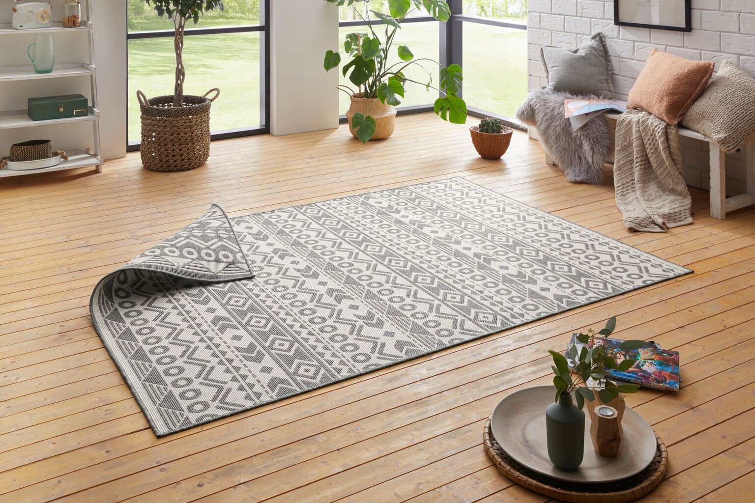 Kaksipuolinen matto Silver 160x230 cm hinta ja tiedot | Isot matot | hobbyhall.fi