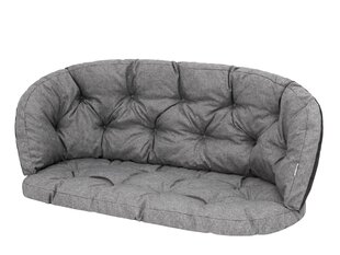 Pehmustetyyny sohvalle Hobbygarden Amanda Prestige 100x50 cm, tummanharmaa hinta ja tiedot | Istuintyynyt, pehmusteet ja päälliset | hobbyhall.fi