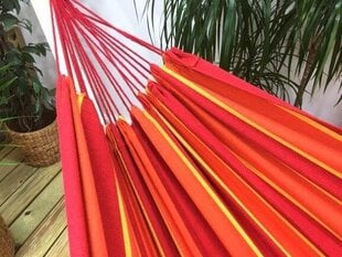Sardinia kaksipaikkainen riippumatto, 150x200 cm, oranssi hinta ja tiedot | Riippumatot | hobbyhall.fi