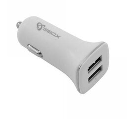 Sbox DD-CC-224-W, 2xUSB, 2.4A hinta ja tiedot | Puhelimen laturit | hobbyhall.fi