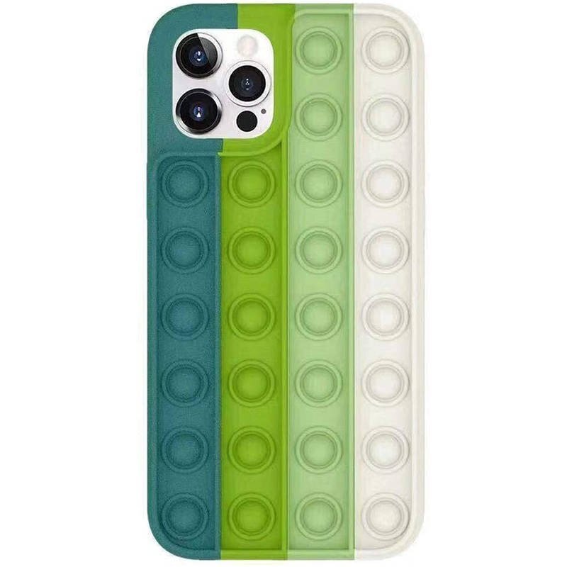 Mocco Bubble Antistress Case for Apple iPhone 11 Pro Max Dark Green hinta ja tiedot | Puhelimen kuoret ja kotelot | hobbyhall.fi