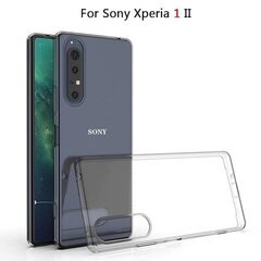 Mocco Ultra Back Case 0.3 mm Silicone Case for Sony Xperia 1 II Transparent hinta ja tiedot | Puhelimen kuoret ja kotelot | hobbyhall.fi