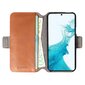 Krusell Leather Phone Wallet Samsung Galaxy S22+:lle, ruskea hinta ja tiedot | Puhelimen kuoret ja kotelot | hobbyhall.fi