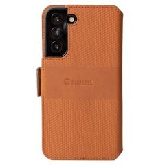 Krusell Leather Phone Wallet Samsung Galaxy S22+:lle, ruskea hinta ja tiedot | Puhelimen kuoret ja kotelot | hobbyhall.fi