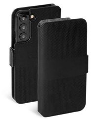Krusell Leather Phone Wallet Samsung Galaxy S22:lle, musta hinta ja tiedot | Puhelimen kuoret ja kotelot | hobbyhall.fi