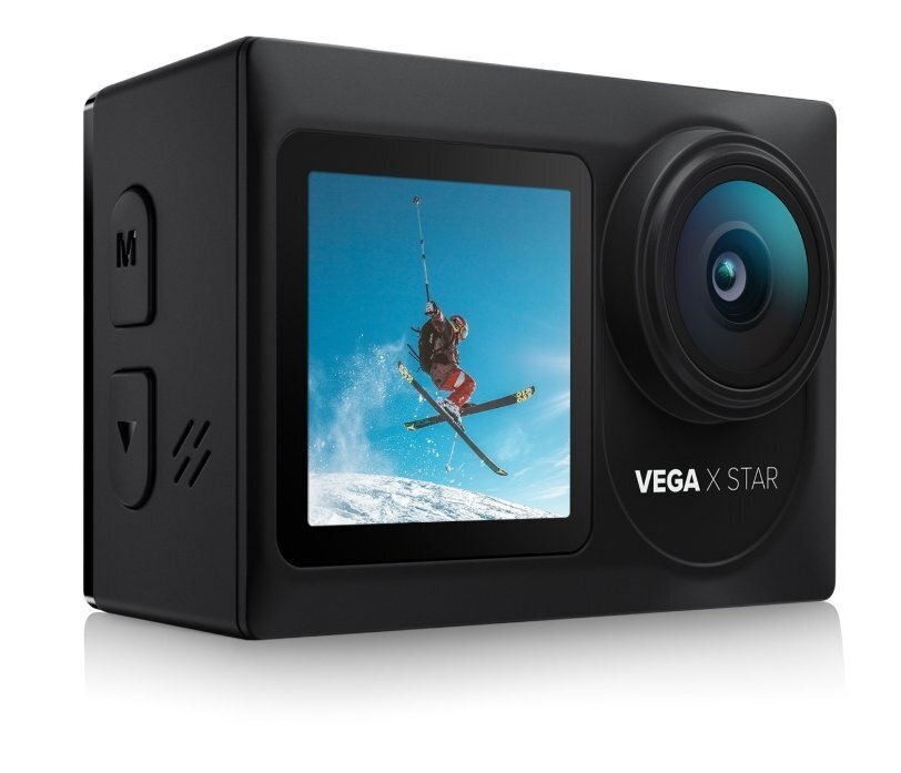 Niceboy Vega X STAR WI-FI 4K / 20MPx Waterproof Sport Camera + Holder Mounting hinta ja tiedot | Action-kamerat | hobbyhall.fi