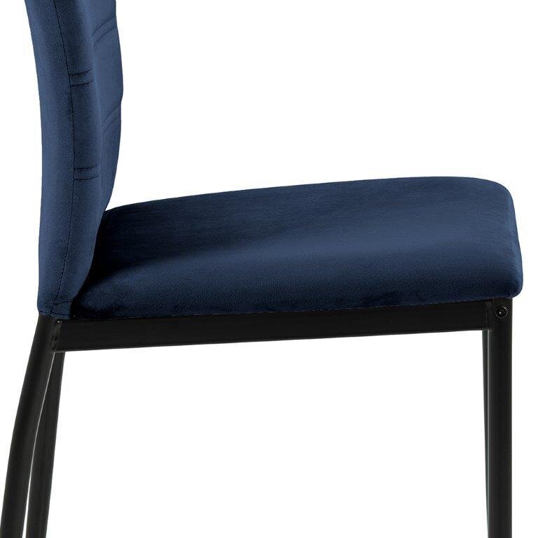 4-tuolin sarja, Ruokapöydän tuoli Dia, sininen hinta ja tiedot | Ruokapöydän tuolit | hobbyhall.fi