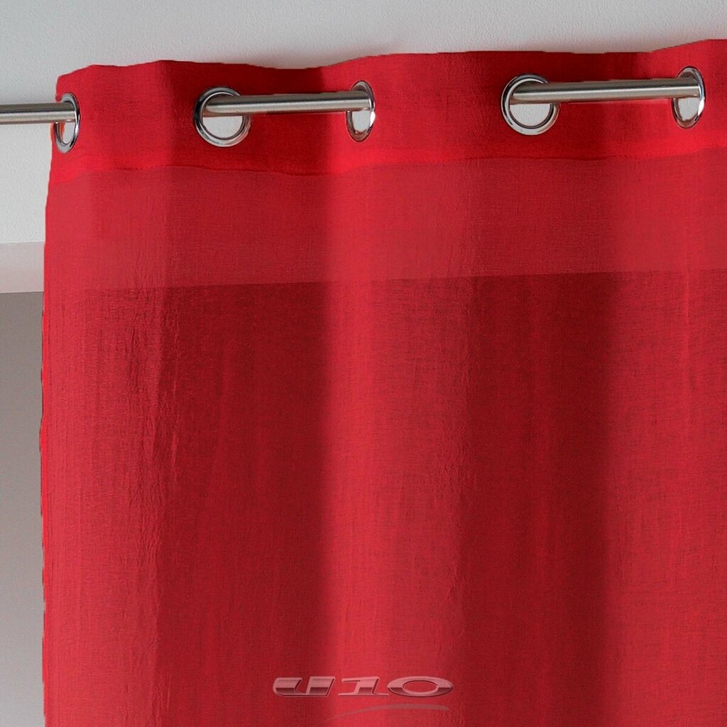 Douceur d'Intérieur Telma -verho, punainen, 140 x 280 cm hinta ja tiedot | Verhot | hobbyhall.fi