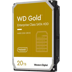 Western Digital Gold 3.5" 20000 GB Serial ATA III hinta ja tiedot | Kovalevyt | hobbyhall.fi