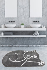 Asir kylpymatto Sleeping Cat, 70x120 cm hinta ja tiedot | Kylpyhuoneen sisustus | hobbyhall.fi