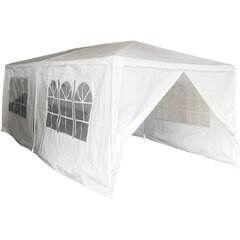 Saska Garden -paviljonki, 6 x 3 m, valkoinen hinta ja tiedot | Saska garden Huonekalut ja sisustus | hobbyhall.fi