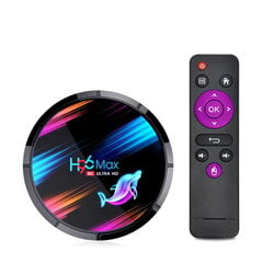 Riff H96 32GB 4K Media Player Smart TV Box 4GB +64GB Android 9.0 Wi-Fi / BT Amlogic S905 Black hinta ja tiedot | Mediasoittimet ja -tarvikkeet | hobbyhall.fi