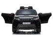 Kaksipaikkainen sähköauto Lean Range Rover Evoque, musta hinta ja tiedot | Lasten sähköautot | hobbyhall.fi