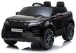 Kaksipaikkainen sähköauto Lean Range Rover Evoque, musta hinta ja tiedot | Lasten sähköautot | hobbyhall.fi