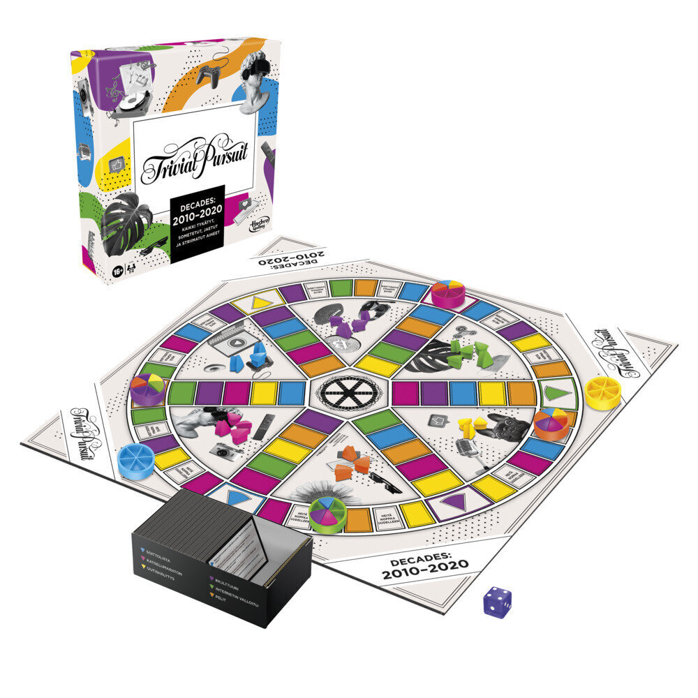 Lautapeli Trivial Pursuit Decades 2010 - 2020, FI hinta ja tiedot | Lautapelit ja älypelit | hobbyhall.fi