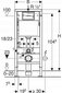 WC-setti: piilotettu runko Geberit Duofix Basic, seinälle asennettava WC -istuin Tinos ja painike Delta hinta ja tiedot | WC-istuimet | hobbyhall.fi