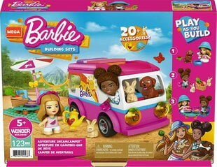 Rakennuspeli Doll Barbie Rider Mega Construx, HDJ84 hinta ja tiedot | LEGOT ja rakennuslelut | hobbyhall.fi