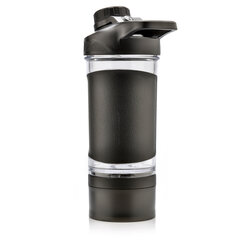 Shaker-juomapullo Meteor 500 ml, musta hinta ja tiedot | Juomapullot | hobbyhall.fi