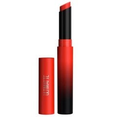 Huulipuna Maybelline New York Color Sensational Ultimatte, 2 g, 299 More Scarlet hinta ja tiedot | Huulipunat, huulikiillot ja huulirasvat | hobbyhall.fi