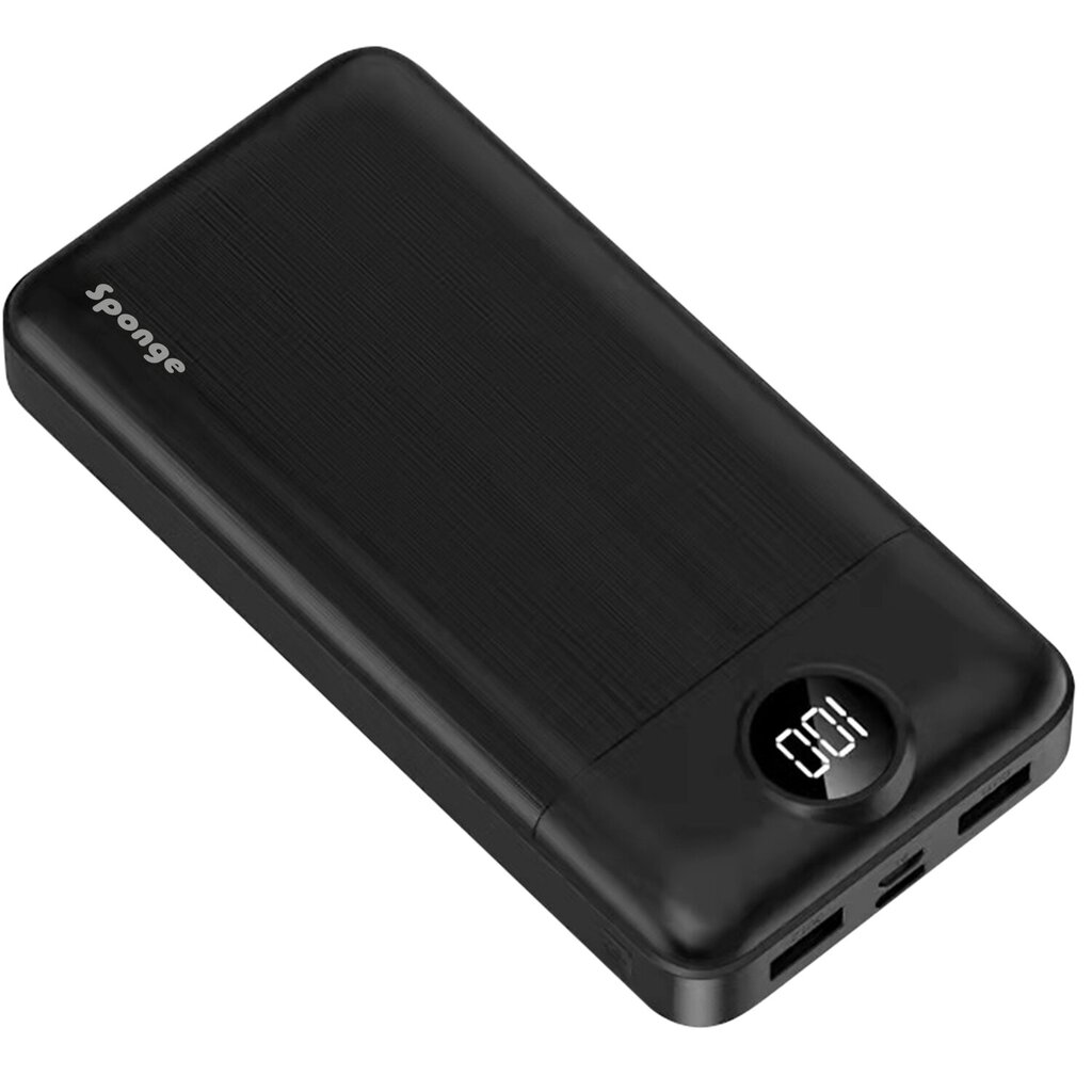 Power Bank Sponge Energy 20000, musta hinta ja tiedot | Varavirtalähteet | hobbyhall.fi