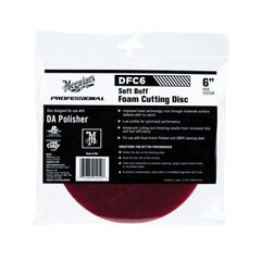 Meguiar's DFC6 PRO 6" Soft Buff DA hiomalaikka, 150 mm hinta ja tiedot | Lisätarvikkeet autoiluun | hobbyhall.fi