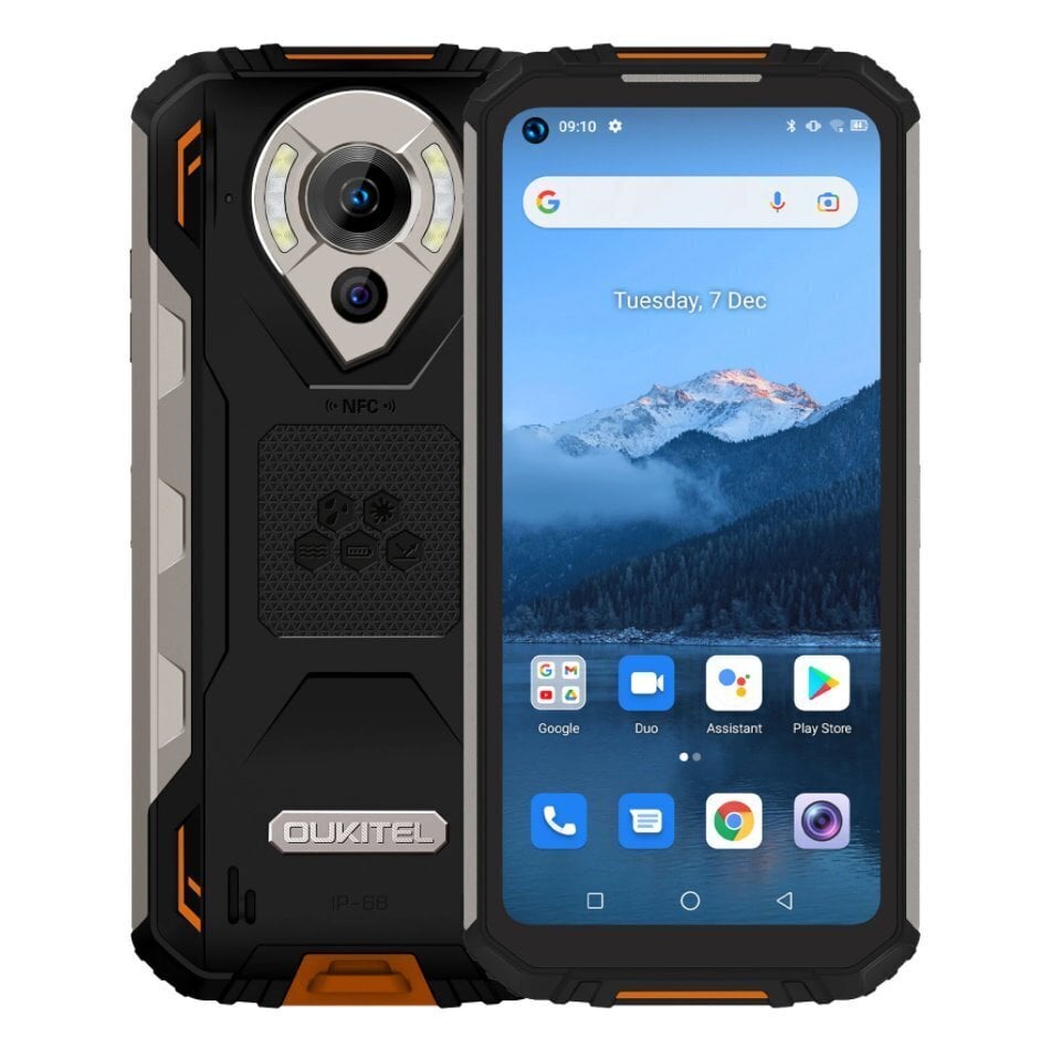 Oukitel WP16 8/128GB Black/Orange hinta ja tiedot | Matkapuhelimet | hobbyhall.fi