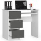 NORE A6, vasemmanpuoleinen työpöytä. Väri : ruskea. hinta ja tiedot | Tietokonepöydät ja työpöydät | hobbyhall.fi