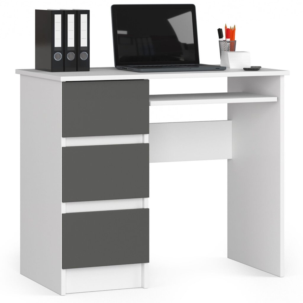 NORE A6, vasemmanpuoleinen työpöytä. Väri : ruskea. hinta ja tiedot | Tietokonepöydät ja työpöydät | hobbyhall.fi
