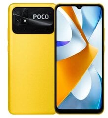 Poco C40 3/32GB Poco Yellow MZB0B4JEU hinta ja tiedot | Matkapuhelimet | hobbyhall.fi