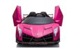 Lamborghini Veneno - lasten sähkökäyttöinen miniauto. Väri : Pinkki. hinta ja tiedot | Lasten sähköautot | hobbyhall.fi