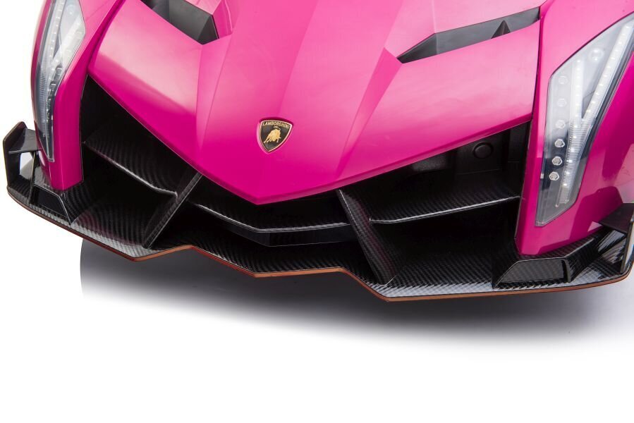 Lamborghini Veneno - lasten sähkökäyttöinen miniauto. Väri : Pinkki. hinta ja tiedot | Lasten sähköautot | hobbyhall.fi