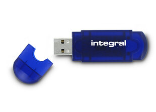 Integral 4GB USB2.0 DRIVE EVO BLUE USB flash drive USB Type-A 2.0 hinta ja tiedot | Muistitikut | hobbyhall.fi