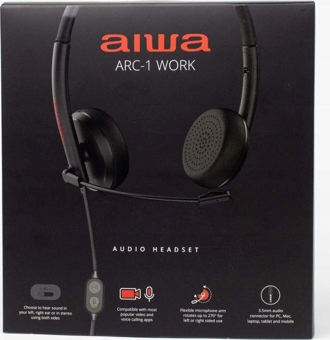 Aiwa ARC-1 WORK, musta hinta ja tiedot | Kuulokkeet | hobbyhall.fi