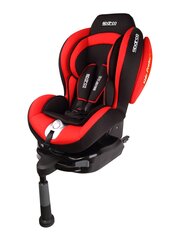 Sparco F500i Iso-Fix turvaistuin, 9-18 kg, punainen hinta ja tiedot | Sparco Kodintekstiilit | hobbyhall.fi